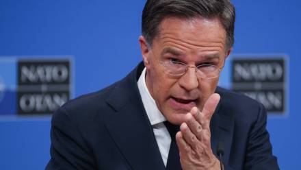 Mark Rutte, fot. PAP/EPA/Olivier Hoslet