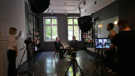 Andrzej Poczobut, Justyna Prus. Fot. PAP/Paweł Supernak