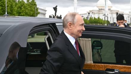 Prezydent Rosji Władimir Putin. Fot. PAP/EPA/	SERGEY BOBYLEV / SPUTNIK / KREMLIN POOL