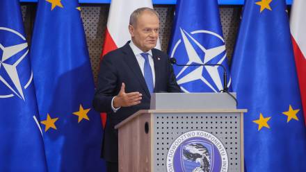 Premier Donald Tusk Fot. PAP/Leszek Szymański