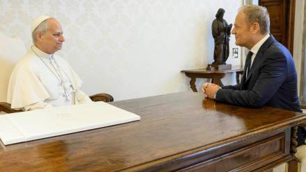 Premier Tusk zaprosił papieża do Polski Fot. X/Donald Tusk