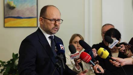 Szef prezydenckiego Biura Polityki Międzynarodowej Marcin Przydacz. Fot. PAP/	PAP/Albert Zawada
