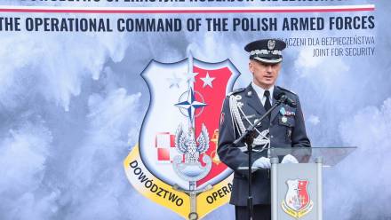 Nowy Dowódca Operacyjny Rodzajów Sił Zbrojnych gen. dyw. pil. Ireneusz Nowak. Fot. PAP/PAP/Paweł Supernak