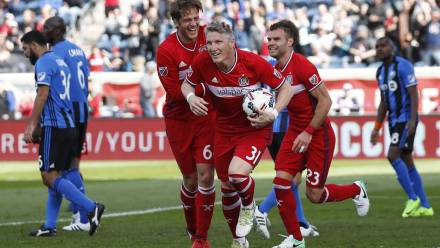 Piłkarze Chicago Fire Fot. PAP/EPA/KAMIL KRZACZYNSKI