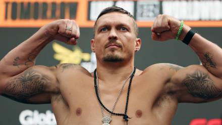 Ołeksandr Usyk. Fot. EPA/ANDY RAIN