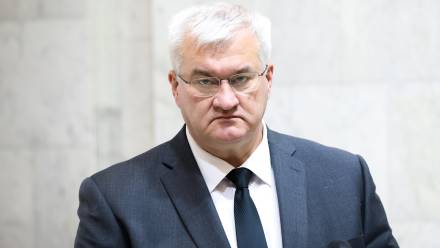 Szef MSZ Ukrainy Ukrainy Andrij Sybiha. Fot. PAP/Victor Kovalchuk