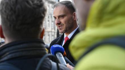 Rzecznik MSZ Maciej Wewiór. Fot. PAP/	Radek Pietruszka