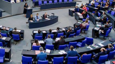 Bundestag. Fot. PAP/EPA/	CLEMENS BILAN (zdjęcie ilustracyjne)