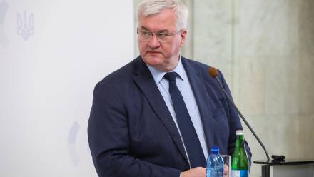 Andrij Sybiha. Fot. PAP/Victor Kovalchuk