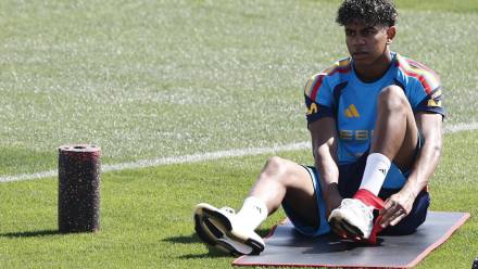 Lamine Yamal, fot. PAP/EPA/EFE/SERGIO PEREZ