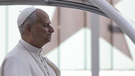 Papież Leon XIV Fot. PAP/Marcos Villaoslada
