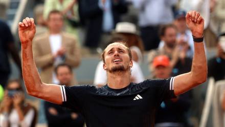 Alexander Zverev Fot. PAP/EPA/MOHAMMED BADRA