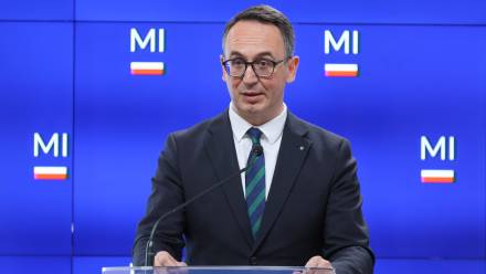 Minister infrastruktury Dariusz Klimczak. Fot. PAP/Paweł Supernak