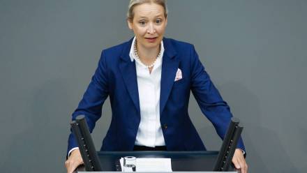 Liderka AfD Alice Weidel. Fot. EPA/CLEMENS BILAN