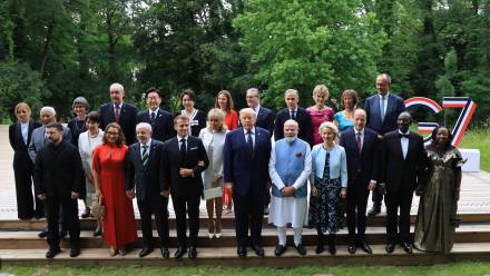 Liderzy szczytu G7. Fot. PAP/EPA/LUDOVIC MARIN