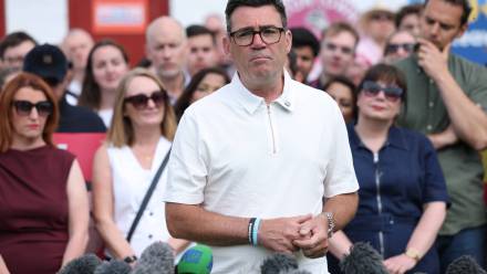 Andy Burnham. Fot. PAP/EPA/ADAM VAUGHAN