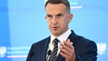 Rzecznik rządu Adam Szłapka. Fot.  PAP/Radek Pietruszka