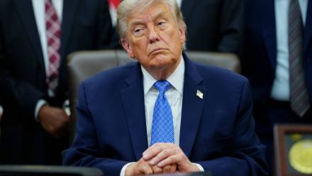 Donald Trump Fot. PAP/EPA/Aaron Schwartz / POOL