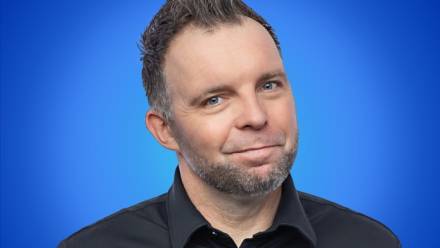 Marcin Wójcik. Fot. mazurskanockabaretowa/materiały prasowe