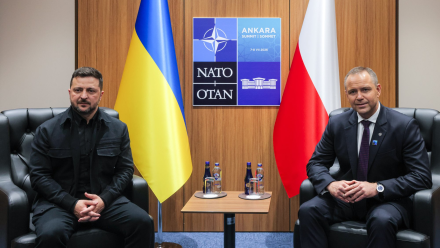 Prezydent Karol Nawrocki i prezydent Ukrainy Wołodymyr Zełenski. Fot. X/KPRP/Marek Borawski