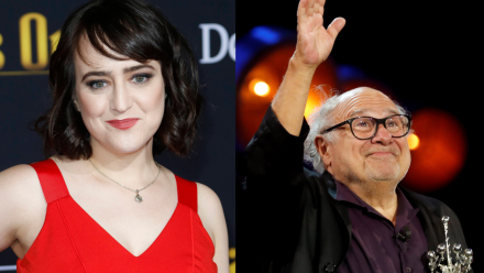 Mara Wilson, Danny deVito. Fot. PAP/EPA/RINGO CHIU/Juan Herrero 