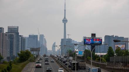 Widok na centrum Toronto, zdjęcie ilustracyjne, fot. PAP/EPA/EDUARDO LIMA