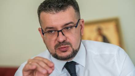 Ołeksandr Ałfiorow Fot. PAP/Vladyslav Musiienko