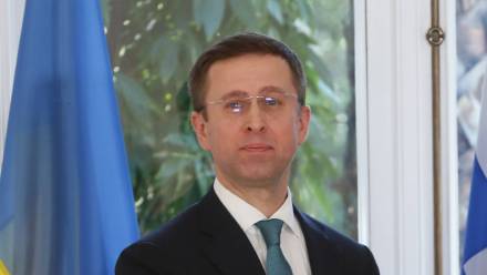 Serhij Korecki. Fot. PAP/EPA/ALEXANDROS BELTES