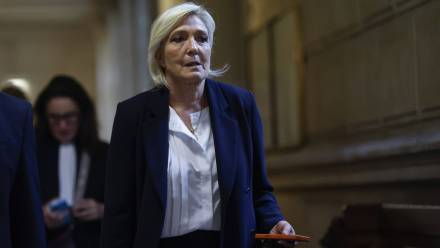 Marine Le Pen. Fot. PAP/EPA/YOAN VALAT