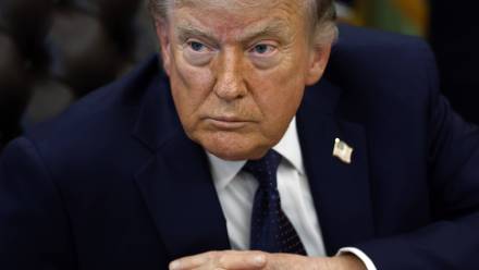 Prezydent USA Donald Trump. Fot. PAP/EPA/	WILL OLIVER / POOL