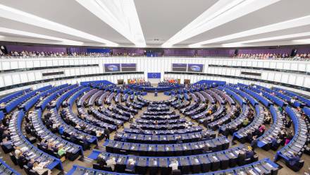 Parlament Europejski (zdjęcie ilustracyjne). Fot. EPA/OLIVIER MATTHYS