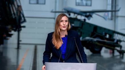 Wiceszefowa MON Magdalena Sobkowiak-Czarnecka. Fot. PAP/	Agnieszka Bielecka