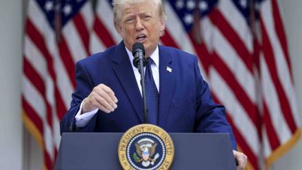 Donald Trump. Fot. PAP/ EPA/SHAWN THEW