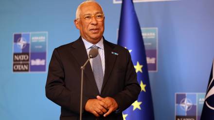 Przewodniczący Rady Europejskiej Antonio Costa. Fot. EPA/GEORGI LICOVSKI