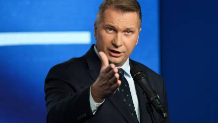 Wiceprezes PiS Przemysław Czarnek. Fot. PAP/	Albert Zawada 