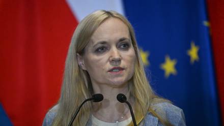Minister zdrowia Jolanta Sobierańska-Grenda. Fot. PAP/Piotr Nowak