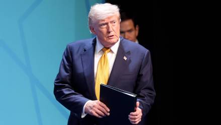 Prezydent USA Donald Trump. Fot. PAP/EPA/GEORGI LICOVSKI