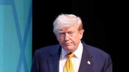 Donald Trump Fot. PAP/GEORGI LICOVSKI