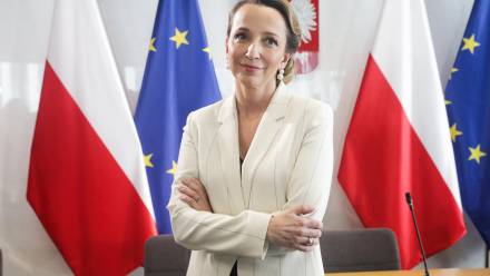 Kandydatka na stanowisko Rzecznika Praw Obywatelskich Sylwia Gregorczyk-Abram. Fot. PAP/Tomasz Gzell