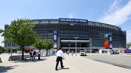 Stadion finału mundialu w East Rutherford, fot. PAP/EPA/RONALD WITTEK