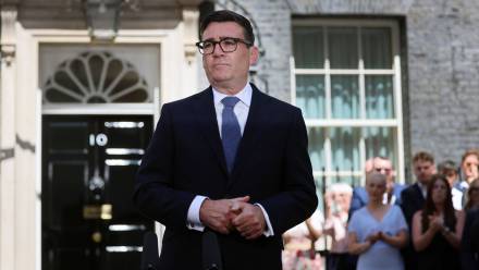Andy Burnham. Fot. PAP/EPA/ANDY RAIN