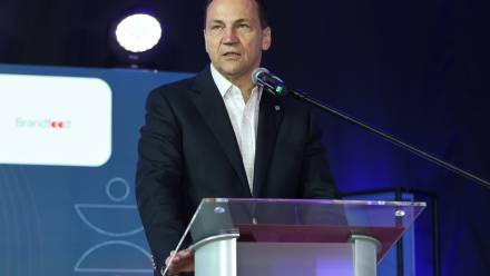Wicepremier, minister spraw zagranicznych Radosław Sikorski. Fot. PAP/Albert Zawada