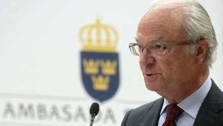 Król Szwecji Karol XVI Gustaw. Fot. PAP/Leszek Szymański