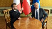Emmanuel Macron, Donald Tusk. Fot. PAP/Andrzej Jackowski