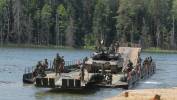 Czołg K2 Black Panther podczas ćwiczeń „Bursztynowy Obrońca 26” w Orzyszu. Fot. PAP/Tomasz Waszczuk