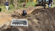 Братська могила на Волині, яку виявили 21 квітня 2026 року. Фото: Instytut Pamięci Narodowej