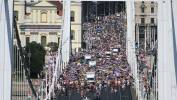 Parada Równości w Budapeszcie. Fot. EPA/Zoltan Kocsis