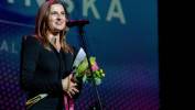 Laureatka Nagrody Filmowej Marszałka Województwa Kujawsko-Pomorskiego im. Poli Negri, aktorka Magdalena Czerwińska. Fot. PAP/Agnieszka Bielecka