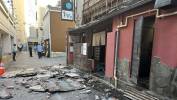 Zniszczenia po trzęsieniu ziemi w Japonii. Fot. PAP/EPA/JIJI PRESS JAPAN OUT