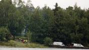 Wyspa Utoya, gdzie Andres Breivik dokonał strzelaniny, w któej zginęło 77 osób. Fot. PAP/EPA/KRISTOFFER OEVERLI ANDERSEN